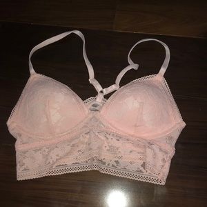 xs light pink bralette victoria’s secret